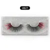 Mais novo espesso Cor Natural Cílios Falsos Eyelas Luminárias End Elongated Multicamada Multicamada 3D Falso Lashes Eyes Maquiagem Acessório Eyelash Extensões