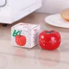 Timer de cozinha mecânica criativa ABS Tomadores de forma de tomate para cozinha em casa 60 minutos Ferramenta de contagem regressiva de alarme SN6733