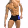 Men's Swimming Trunks Swimwear Black/White Drawstring Nylon Beach Shorts Multicolor Patchwork Sexy Swimming Pool Swimsuit 220505