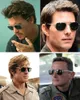 Lunettes de soleil JackJad Classic Men Army MILITARY Pilot Style Polarized 52mm Top Metal Quality Brand Design Sun Glasses3877383
