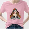 T-shirt feminina ropa estética menina macia pin up roupas y2k grunge belacactale beleza sexy tumblr manga curta hipster mujerwomen