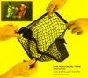 Bilarrangör Bakre bakre stamlagring Net Seat Elastic String Magic Sticker Mesh Bag Interior NetworkCar