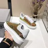 2022 Designer Men Shoes Sneakers Shoe Casual Suede Calf Leather Rubber Robursole Designers Luxurys Tênis High Top Running Trainessize34-46