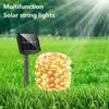 Mmm Solar LED Light Outdoor Festoon LED Lamp Solar Garden Lighting Outdoor Waterproof Garland LED String Fairy Lights J220531