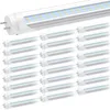 US STOCK T8 LED Ampoules 4 Pied 28W 6000K Blanc Froid Tube Lumières 4FT Ampoule Fluorescente Remplacement Ballast Bypass Double Ended Power