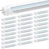 US Stock T8 LED -glödlampor 4 fot 28W 6000K Cool White Tube Lights 4ft fluorescerande glödlampa ersättningsballast bypass dubbel slutad kraft