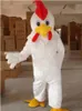 Haute qualité adulte vente taille adulte poulet blanc mascotte Costume prix de gros coq mascotte