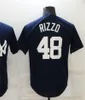 99 Maillot de baseball Aaron Judge 48 Anthony Rizzo Blank 2022 Maillots cousus Hommes Femmes Jeunesse Taille S - XXXL