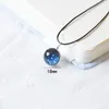 Luminous 12 constellations Pendant Necklace For men and women birthday party gifts jewelry 12 zodiac glow in the dark