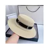 Пляжные соломенные шляпы в стиле ретро, женские летние винтажные уличные солнцезащитные кепки, однотонные дышащие шапки, бандажные шляпы с широкими полями4036313