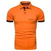 Lokersevern Mens Summer POLO Shirt Casual Beach Shortsleeved Fashion Printed Top 220614