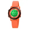 LED Licht Digitale Kinder Sport Uhren Stoppuhr Kalender Uhr 5Bar Wasserdichte Kinder Armbanduhr Für Jungen Mädchen Geschenk