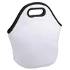 Sublimation Blanks Reusable Neoprene Tote Bag handbag Insulated Soft Lunch Bags With Zipper Design For Work & School FY3499 GG0130