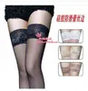 Meias de renda sexy transparente sexo sexy meias altas coxa meias longas meias com meias anti-deslizamento para mulheres T220808