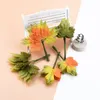 装飾的な花の花輪12pcs人工植物DIYウェディングクリスマスデコレーションアクセサリースクラップブッキングクラフトデコレーションコラティブコ