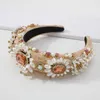 Women's Rhinestone Temperament Sequined Hairband Hair Band Luxury Baroque Full Diamond Sponge Headband Fashion Hair Accessories