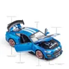Hoge simulatie Supercar Ford Mustang Shelby GT500 Auto Model Legering Pull Back Kid Toy Cars 4 Open deur Kindercadeaus 220707