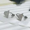 Diseñadores Pendiente Ear Studs Marcas Diseñador de lujo Joyas Moda Classsic Diamond Pendientes Ear Studs para mujeres Banquete de boda 4 estilos