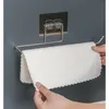 Selfadhesive Kitchen Toalett Roll Paper Holder Stand Storage Rack Backtillbehör 1 PC 220611