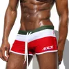 Summer Swimwear Men S Beach Nadar Turncos Sexy Cantura Baixa Imper impermeável Nylon Quick Dry Sport Bathing Surfing Roupher 220520