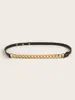 Belts Fashion Trend Personality Wild Punk Style Belt Metal Chain Waist Decoration With Sweater Suit Ladies Thin