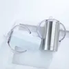 Tazze Sippy da 12 once a sublimazione Tazze con coperchi con manico Bicchieri d'acqua dritti in acciaio inossidabile Bicchieri Tazza a doppio isolamento Tazze per bambini SN6486