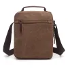 Z.L.D. Neue vertikale Canvas-Schultasche, hochwertige Umhängetasche, militärische Umhängetasche, Handtasche mit großer Kapazität, kleines Quadrat