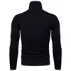 Mens Turtle Neck Sweaters 2022 Winter Men Long Sleeve Sweaters Outfit Fashion Round Neck Sweater Slim Fit Sweaters Sweater Top L220730