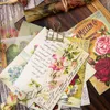 Geschenkpapier ZFPARTY 12 Stück Retro-Blumen-Pergamentpapier-Stanzformen für Scrapbooking Happy Planner/Kartenherstellung/Journaling-Projekt