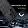 Для Samsung Galaxy S22 Ultra Case Nillkin Camshield Pro Слайд линзы Серьги Armor Shell Mateed Shield S22 + Plus Cover