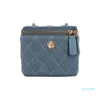 moda mini zincir omuz çantası rahat basit cömert ve çok yönlü kollokasyon el çantası denim 2022