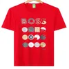 Summer Designer Mens T Shirty Men Men Letter Logo Tees Czarne białe swobodne luźne luźne ubrania uliczne