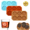 Verktyg 6 Chocolate Silicone Bitcoin Mold Ice Cube Fondant Patisserie Candy Mold Cake Mode Dekoration Moln Bakning Tillbehör