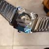 Squar Octo Roma Collection Montres automatiques à cadran bleu 41 5MM Mécanique Glack Back Montre pour hommes Bracelet en acier inoxydable Montre-bracelet pour hommes c277k