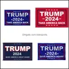 Banner vlaggen Feestelijke feestbenodigdheden Home Garden 2024 Presidenti￫le Amerikaanse vlag Algemene verkiezingscampagne voor Save America opnieuw Banners 90x150c