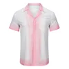 T-shirts de créateurs pour hommes Shorts de plage Mens Fashion Lettre Imprimer Chemise de bowling Chemises décontractées Hommes à manches courtes Hawaii Robe Shir227s