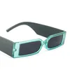 Solglasögon grossist funky mode Small Frame Rektangel Solglasögon Super Cool Modern Punk Hip Hop for Men Womensunglasses