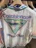 Casablanca 22s tennisklubb siciliansk par casual hawaiian kort ärmskjorta män designer sommar tröjor kvinnor tshirts