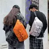 Уличный стиль плечо для перекрестного купюра сундук с унисекс -трендом фанни упаковка оксфордская талия сумки с большой емкостью хип -хоп мешок для талии 220626