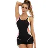 Costume da bagno intero Donna Costumi da bagno sportivi Monokini Rash Guards Costume da surf 2022 Costume da bagno da spiaggia Anthletic aperto sul retro Y220423