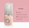 500ML Electric Juicer Tools Portable Smoothie Blender 6 Knife Mini Blenders USB Wireless Rechargeable Mixer Juicers Cup For Travel