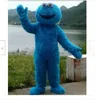 Costume della mascotte del biscotto blu Vestito da festa per adulti Abiti da parata di anime fantasia
