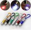 Portable mini keychain 3 in1 laser pointer flashlights led climbing hook keyring flashlight torches UV violet lighting money detector light