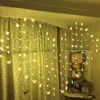 led curtain lights heart