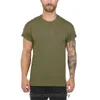 Heren t shirts 2022 zomer av korte mouw modemerk losse ronde nek solide kleuren brief bedrukte t-shirt sport fitness kleding casual en eenvoudige sportkleding