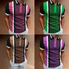 Men Fashion Plaid Check Print T Shirts Polos Stylish Tees POLO Tops Printing Mens Summer Casual Breathable Clothing High Quality Tshirt Shirts