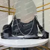 Luxurysデザイナーショルダーハンドバッグバッグ3ピースセットナイロン財布の女性クロスボディキャンバス肩レディトートチェーンハンドバッグバッグ