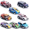 8 pezzi giocattolo auto per bambini 1/64 bambini in miniatura pressofuso in lega set da corsa bambino giochi Eonal modello ragazzo regali 220418