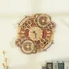 Robotime Zodiac Wall Clock Time Art 3D деревянные головоломки