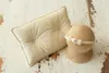 Baby P ography Props Velvet Pillow Bowknot Hairband for Shoots Set born P oshoot Studio Shooting Assist Accessoires 220607
